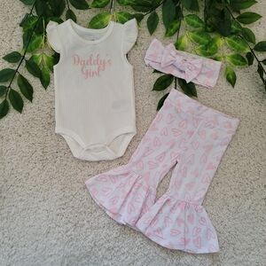 Baby Girl 'Daddy's Girl' Outfit (6-9 Months)
